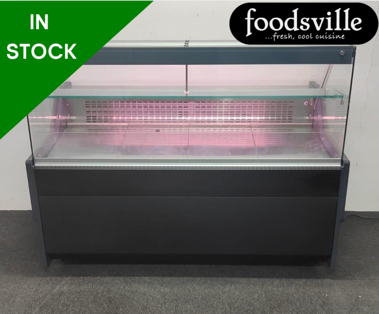 Profit now, Buy Later! NEW Foodsville 1590mm Refrigerated Serveover Counter, On Wheels