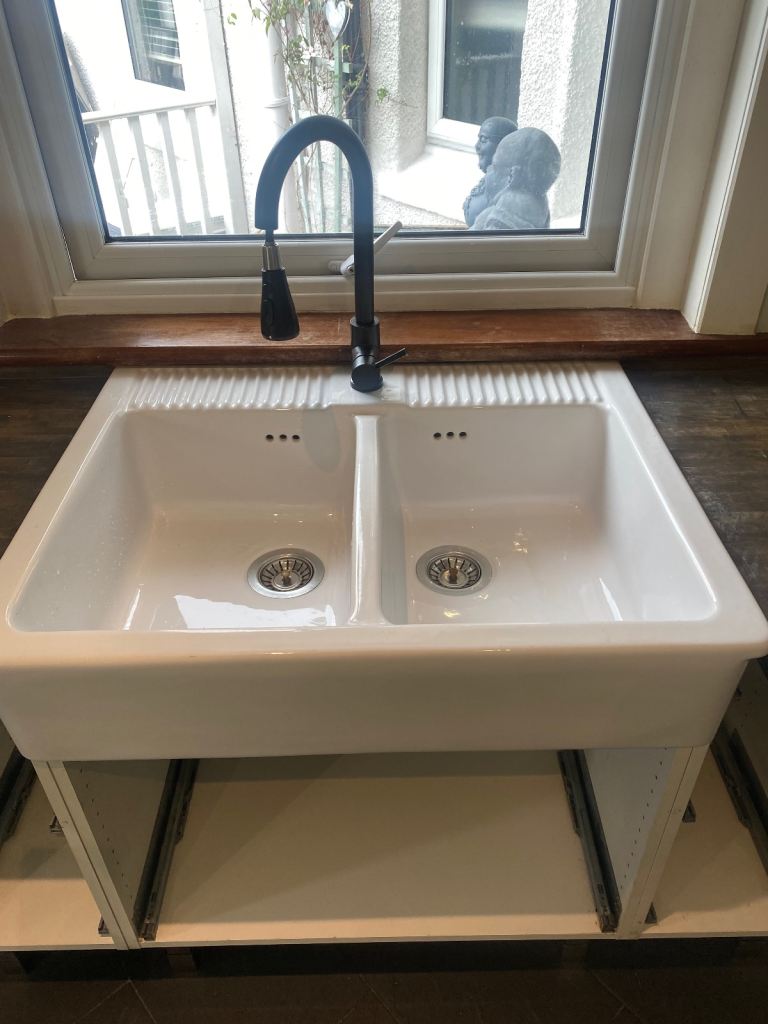 Ikea double Belfast Kitchen sink 