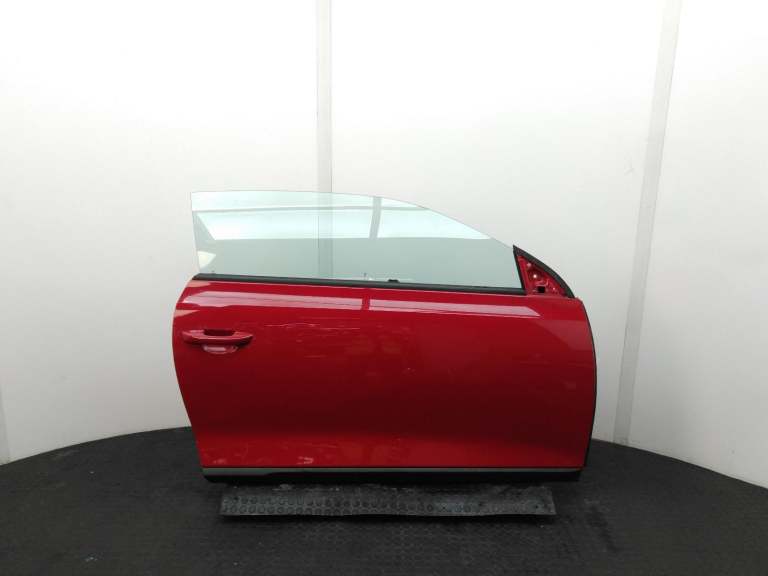 Volkswagen Scirocco Right Front Door O/S 2008-2019 Salsa Red A3h 2 Door Coupe 1k