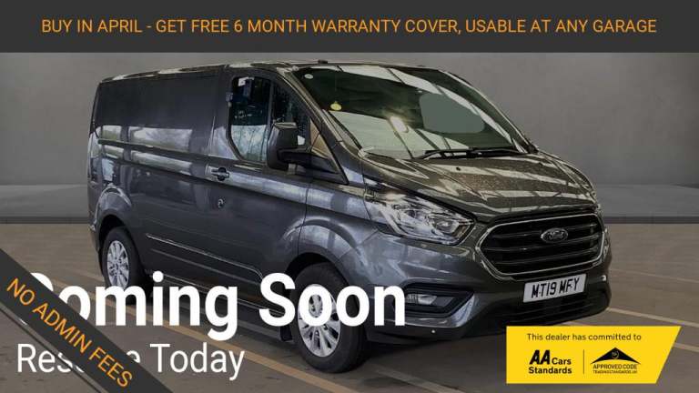 2019 Ford Transit Custom 2.0 280 EcoBlue Limited Panel Van 5dr Diesel Auto L1 H1 Euro 6 (s/s) (17...