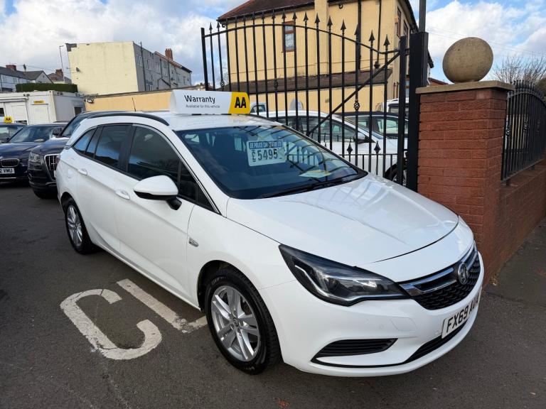 2019 69 VAUXHALL ASTRA 1.6 CDTI 136 DESIGN SPORTS TOURER WHITE ESTATE EX POLICE
