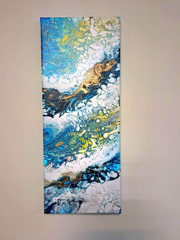 image for Painting ''Golden Dragon River'', New, Original