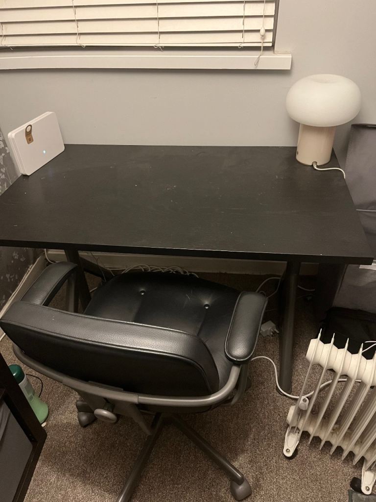 IKEA idasen desk and chair 