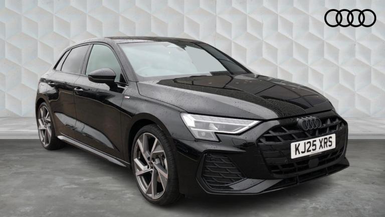 2025 Audi A3 TFSI Black Edition Sportback S Tronic Euro 6 5-door Hatchback Petrol Automatic