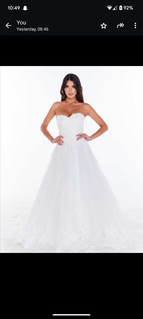 Wedding Dress **Wore Once**