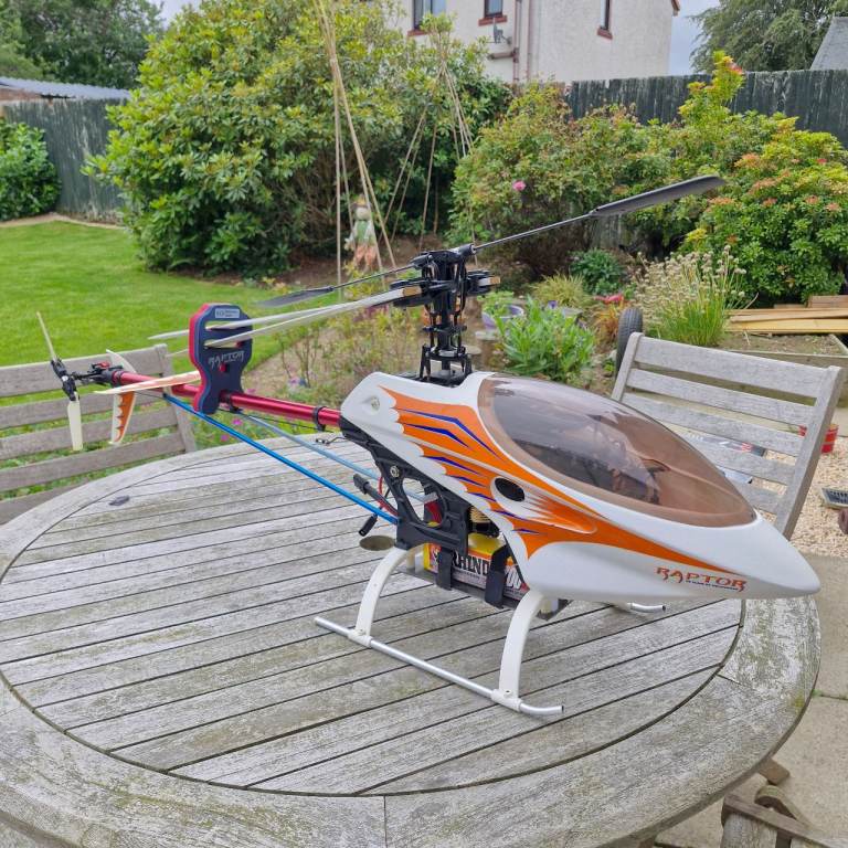 Raptor 30 Electric Conversion Project plus spares
