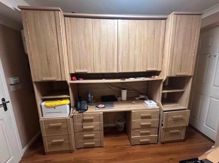 Home Office Unit with Desk and Storage (can deliver)