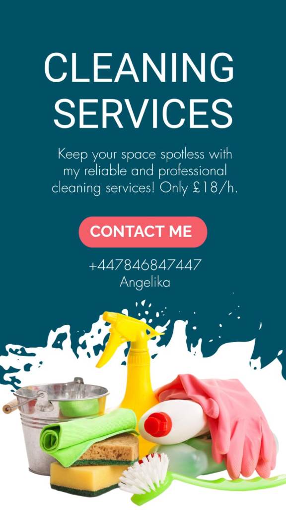 Cleaner £18\h SW LONDON