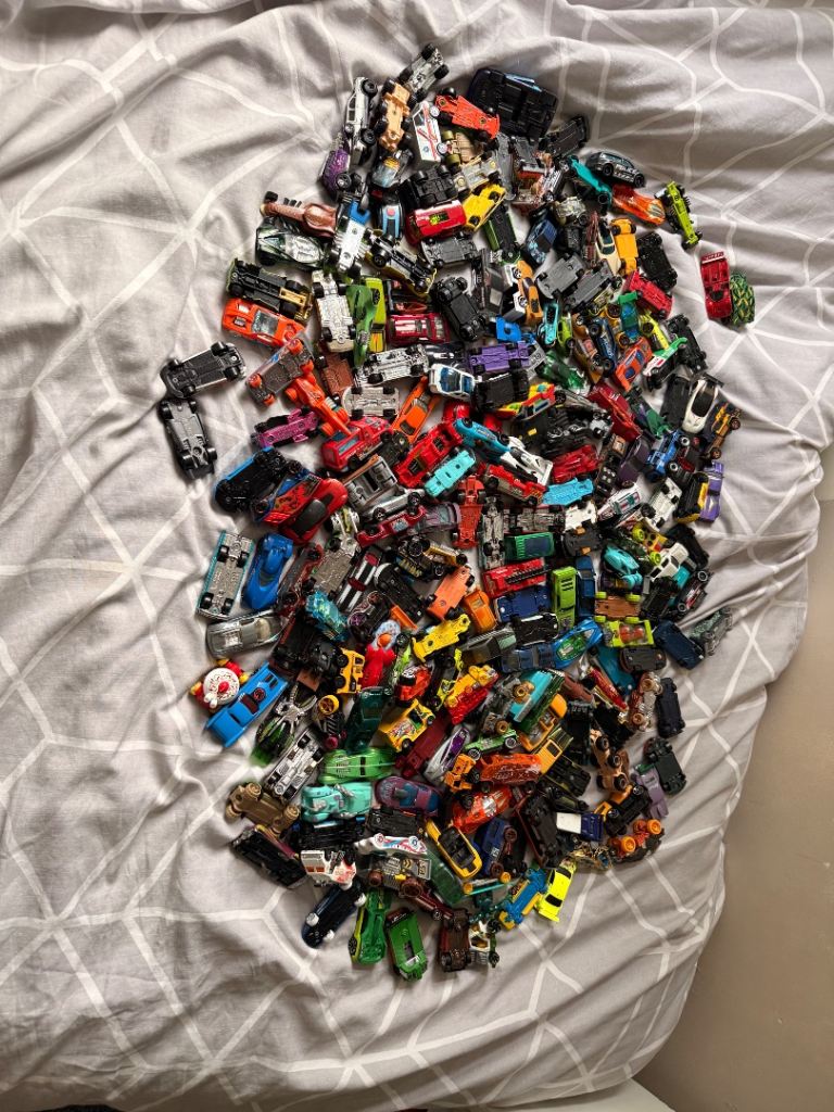 Large Collection of Toy Cars – Multicoloured, Good Condition