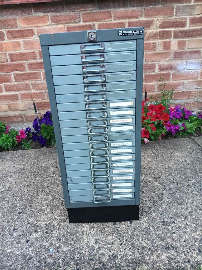 Raaco Workshop Chest with 20 Drawers – Grey, Good Condition