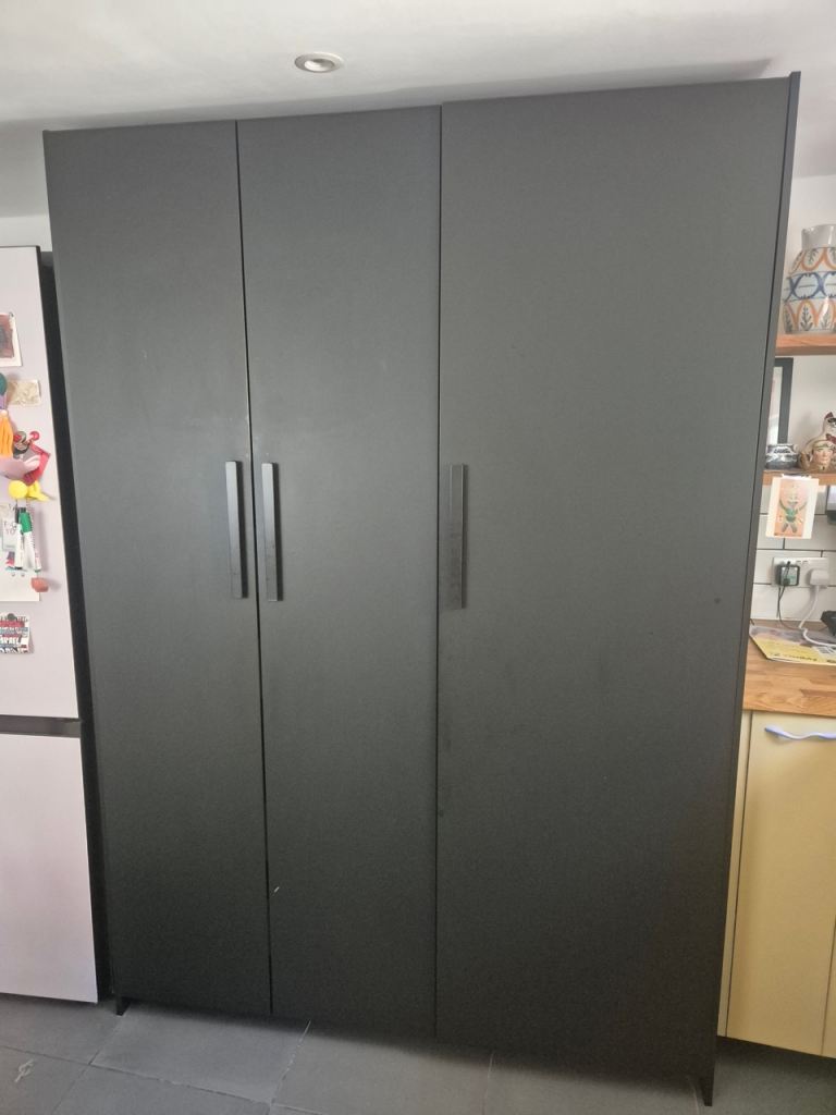 Large Black Kitchen Unit Ikea Metod with Utrusta Drawers