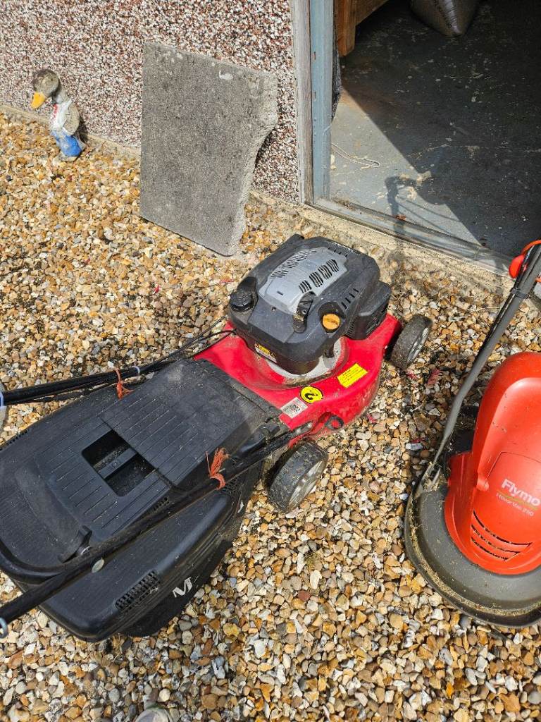 Mountfield Petrol Lawn Mower - Good Condition, Red and Black