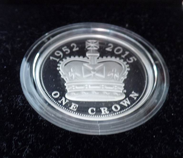 2015 Royal Mint Silver Proof Crown 