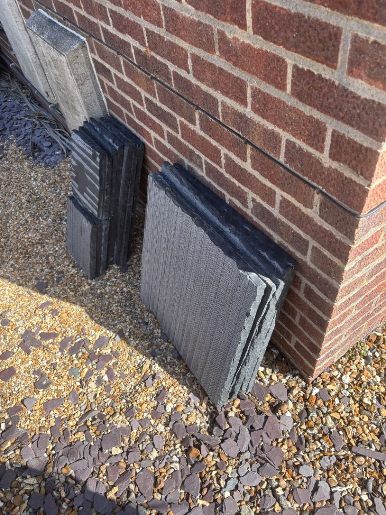 Carbon black limestone appr 3m2