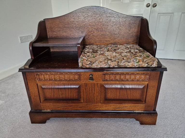 Telephone table/seat/storage - possible upcycle project