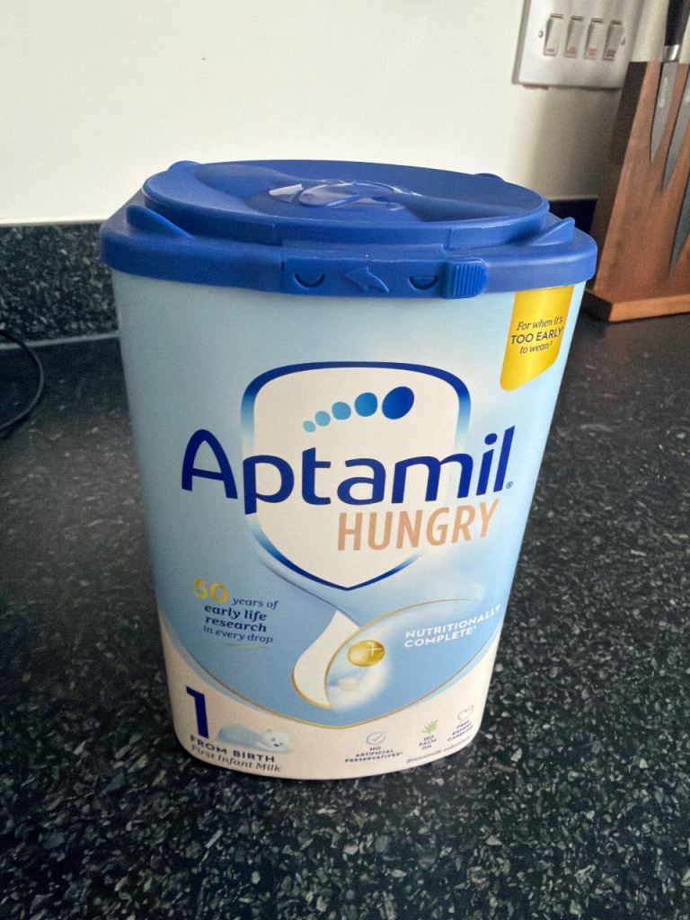 Unopened aptamil hungry