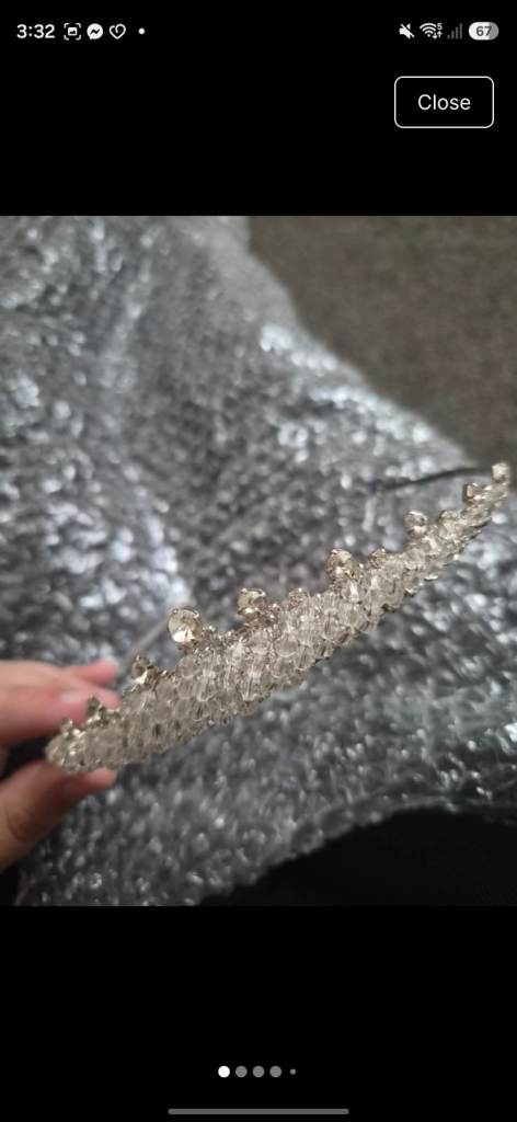 Swarovski crystal bridal tiara/headband