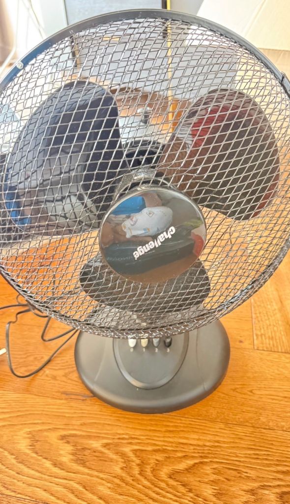 Challenge Black Desk Fan – Good Condition
