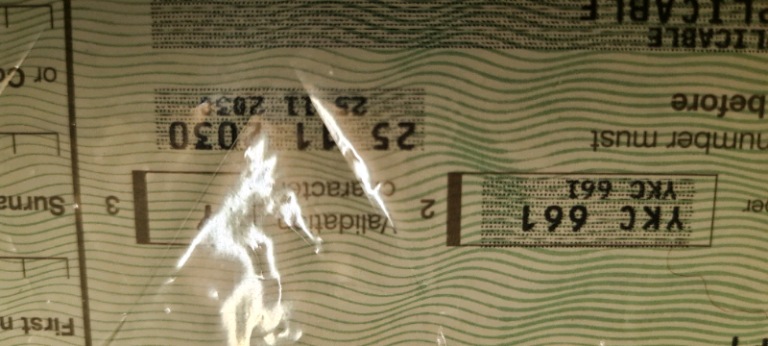 Cherished Number Private Personal plate YKC661