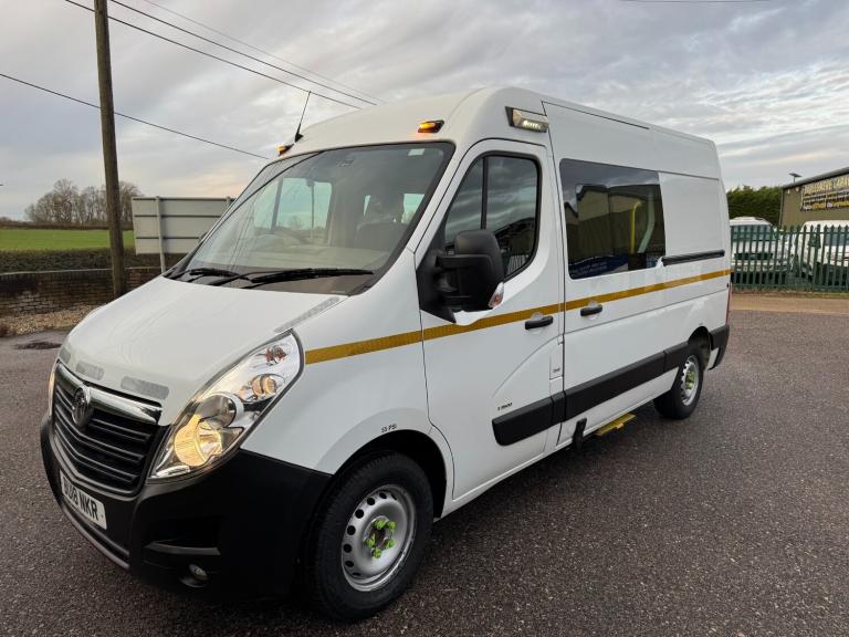 2018 Vauxhall Movano 2.3 CDTI H2 Van 130ps MWB CREW VAN AIR CON UTILITY SPEC PANEL VAN Diesel Manual