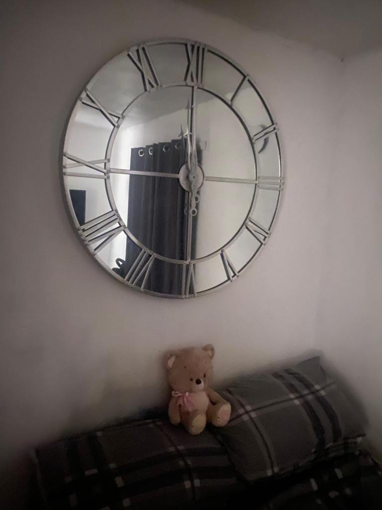 Large designer mirror 38 inches round 