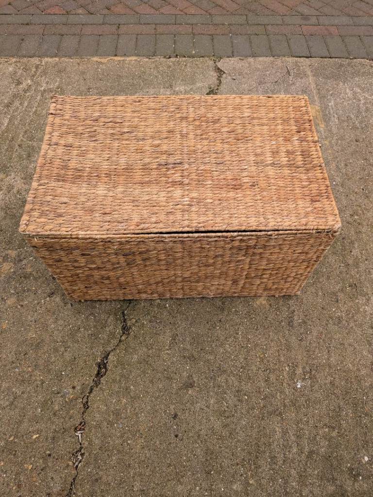 Woven Wicker storage box 