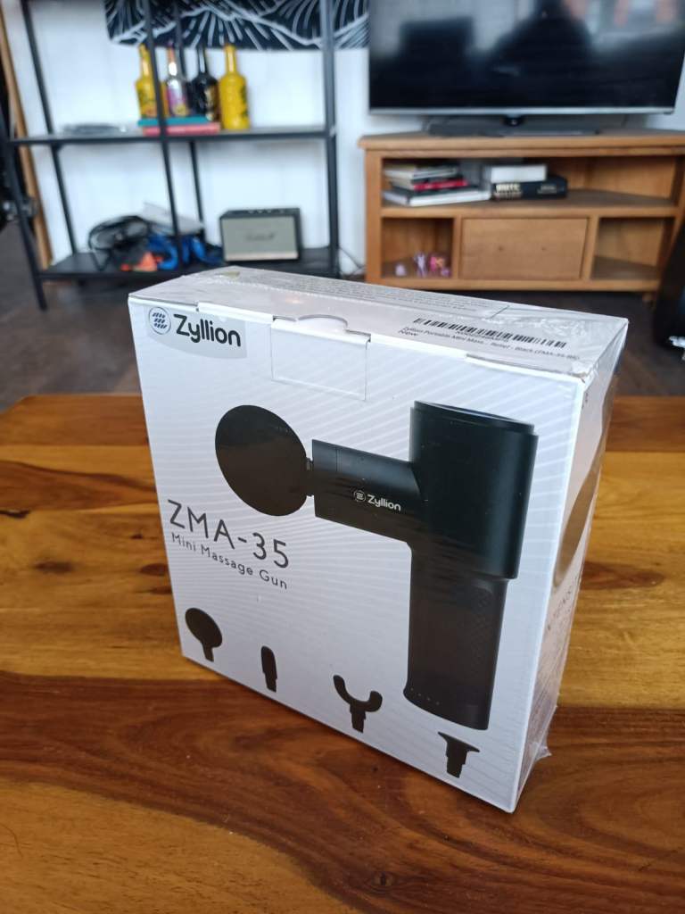 Zyllion Hand held Massager - All Metal Black