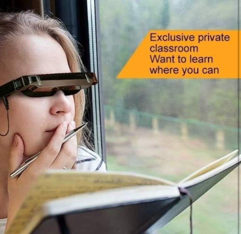 VISION-800 Android 1GB+2GB Smart  Glasses 3D VR Headsets 5MPBluetoothTF Card Video Record. £225