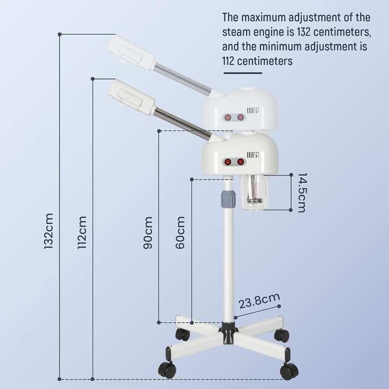 Professional Facial Steamer – New, White