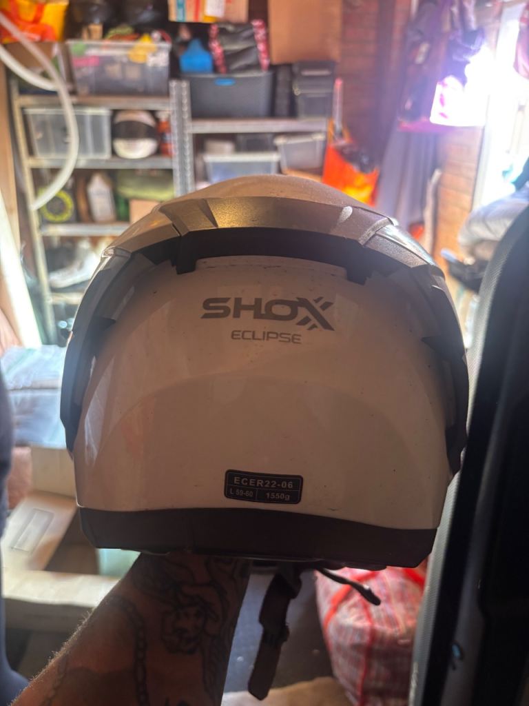 Shox motorbike helmet 