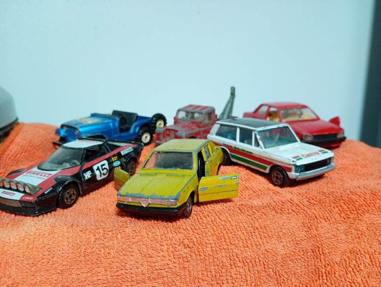 Vintage collectables cars, police vehicles 