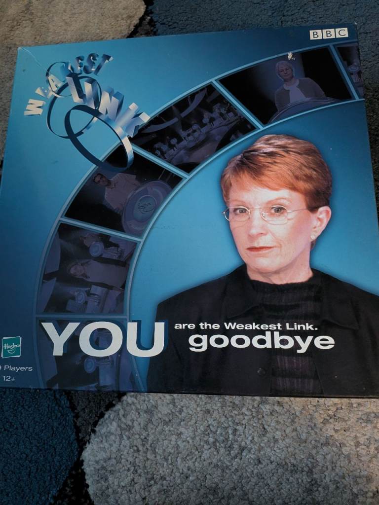 The Weakest Link BBC Board Game