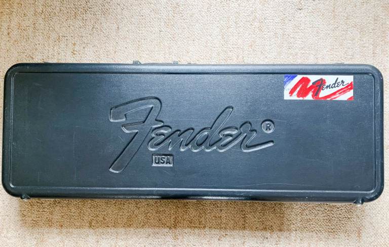 Fender Stratocaster. 1990 Strat Plus Deluxe. American. Rosewood. Crimson. Exceptional.