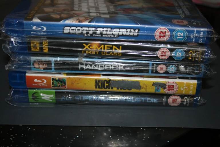Bundle of 5 Blu-ray Movies - All New and Sealed
