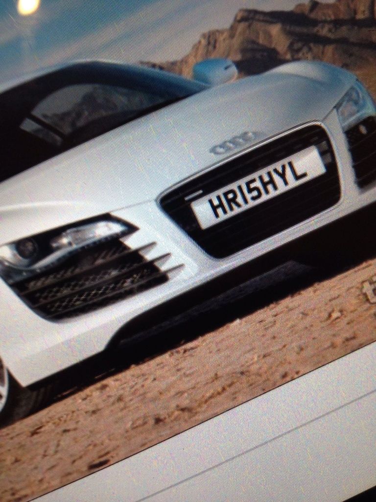 Personal plate HR15HYL