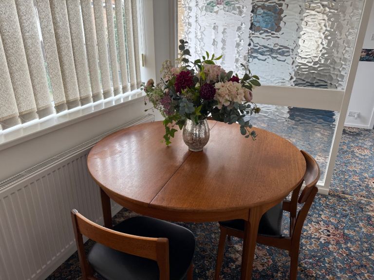 Nathan dining table and chairs 