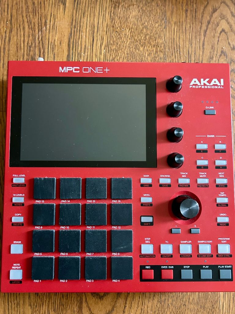 AKAI MPC ONE+ Red Sampler/Sequencer – Good Condition