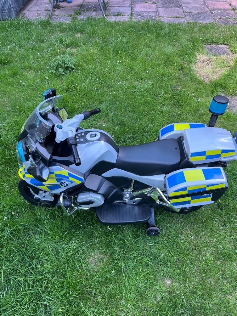 BMW Police Ride-On Motorbike – Excellent Condition, Kids Toy
