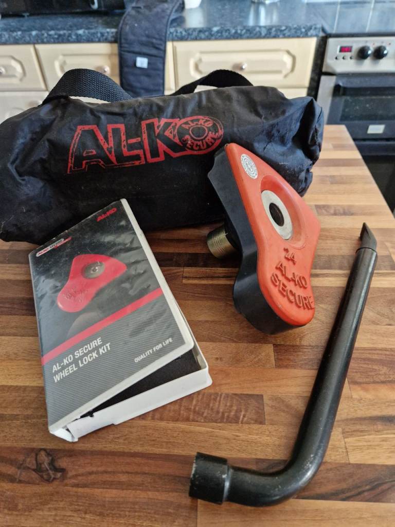 Alko caravan wheel lock