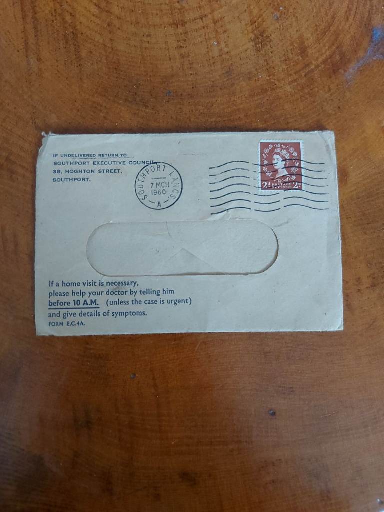 Envelope with stamp 
