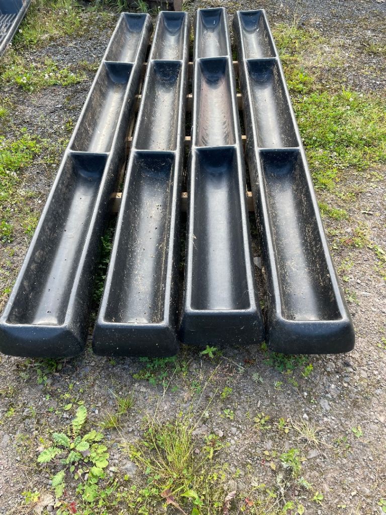 Plastic sheep troughs