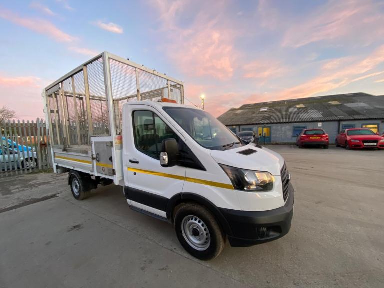 2018/68 TRANSIT T350 2.0 ECOBLUE CAGED TIPPER WITH ALLOY DROPSIDES AND TAILLIFT