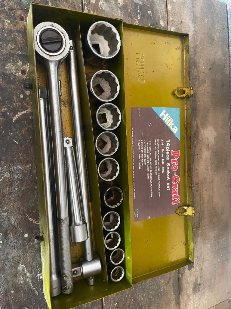 Hilka Pro-Craft 14-Piece Socket Set – Good Condition