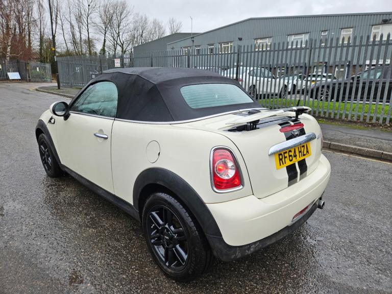 2015 64 MINI ROADSTER 1.6 Cooper 2dr Convertible White Damaged Salvage CAT N 