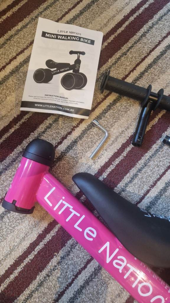 Little Naion Balance Bike in Pink