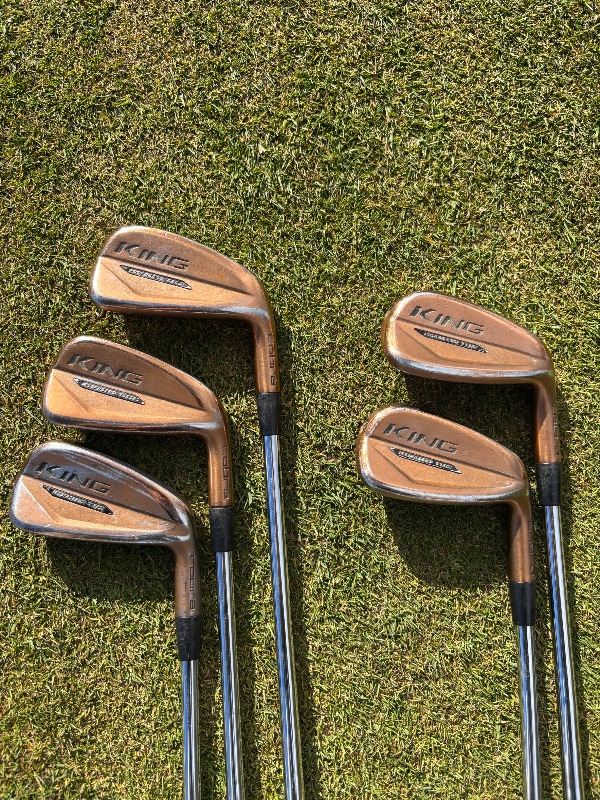 King Cobra Forged Tec Copper Irons Set 5-9 - KBS Shafts - Stiff Flex - RH