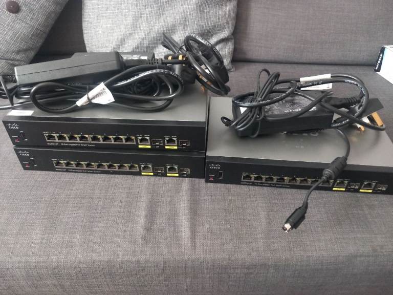 Cisco & Netgear Network Switch Job Lot - 6 Switches COMPLETE Bundle