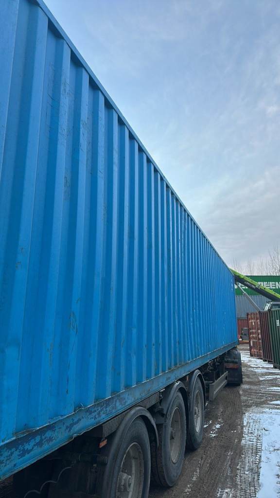 Shipping Container. 40ft High Cube CSC, Used.