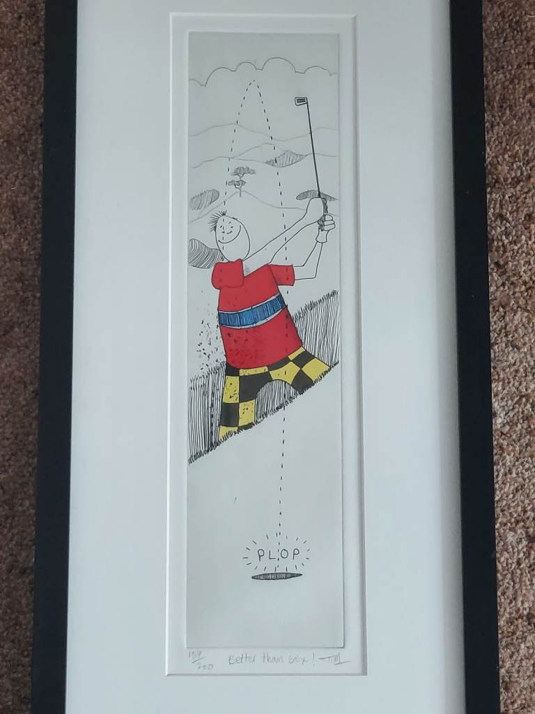 Golf print - Better than sex!