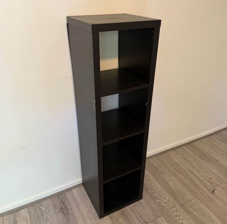 FREE DELIVERY IKEA KALLAX (x2) Shelving unit, black, in good condition.